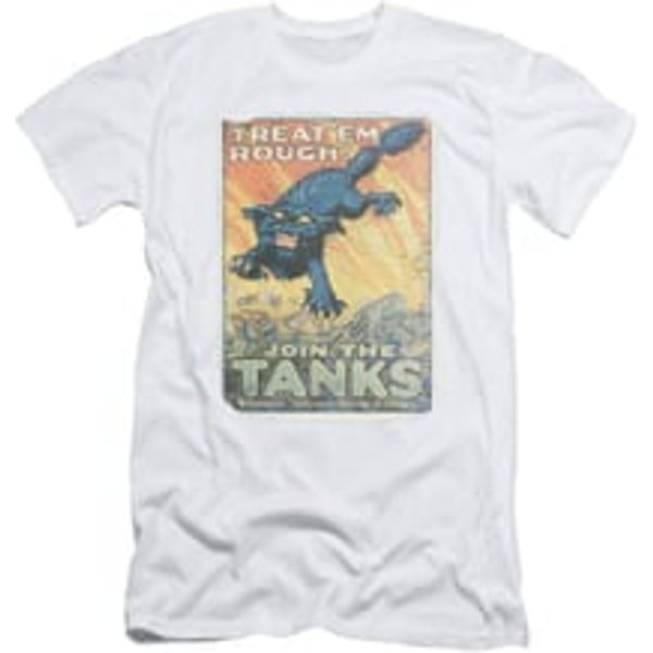 Army Shirt Slim Fit Treat Em' Rough White T-Shirt