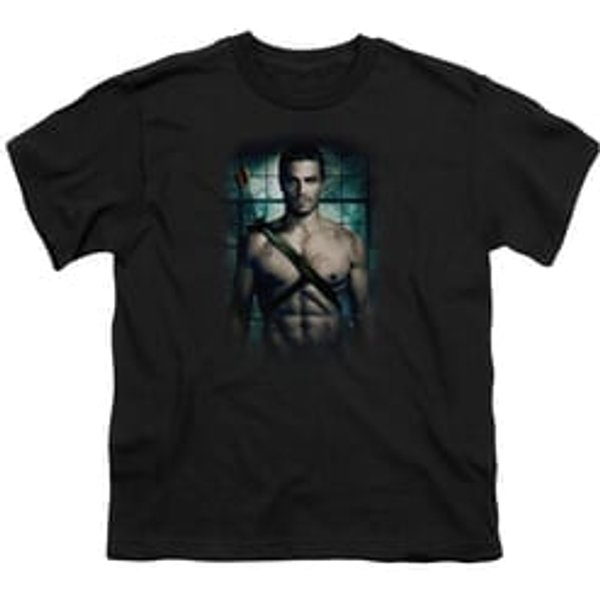 Arrow Shirt Kids Shirtless Black T-Shirt
