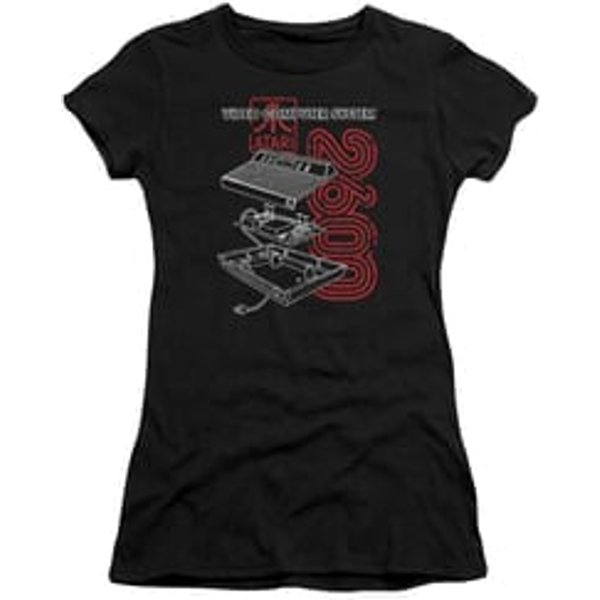 Atari Juniors Shirt Video Computer System 2600 Black T-Shirt