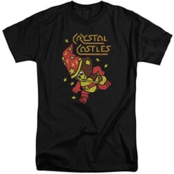 Atari Shirt Asteroids Screen Black Tall T-Shirt