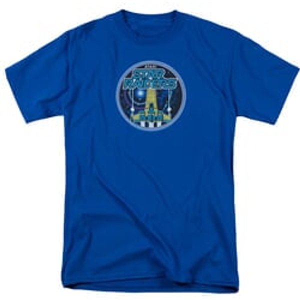 Atari Shirt Star Raiders Badge Royal Blue T-Shirt