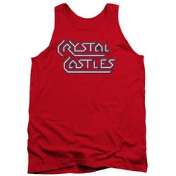 Atari Tank Top Crystal Castles Logo Red Tanktop
