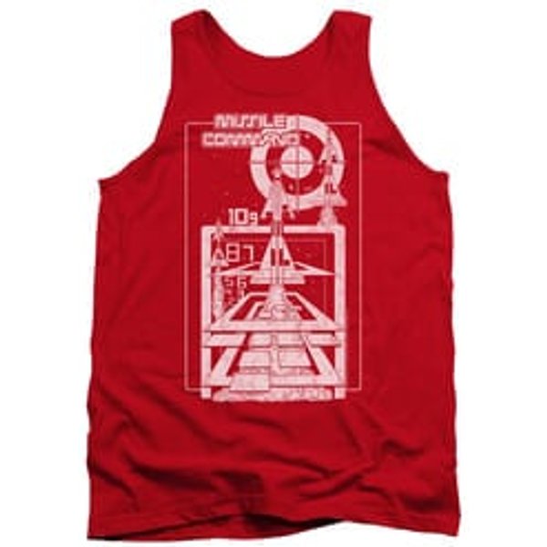 Atari Tank Top Lift Off Red Tanktop