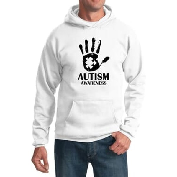 Autism Awareness Hand Hoodie