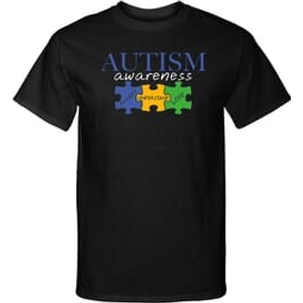 Autism Awareness Puzzle Pieces Tall T-Shirt
