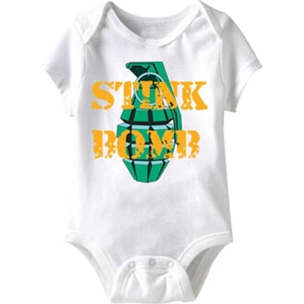 Baby Funny Romper Bomber Infant White Babies Creeper