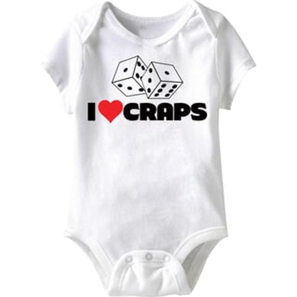 Baby Funny Romper Da Craps Infant White Babies Creeper