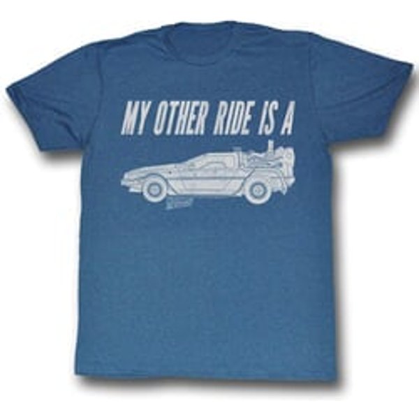 Back To The Future Shirt My Other Ride Adult Blue Tee T-Shirt