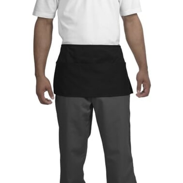 Bartender Black Apron with Pockets