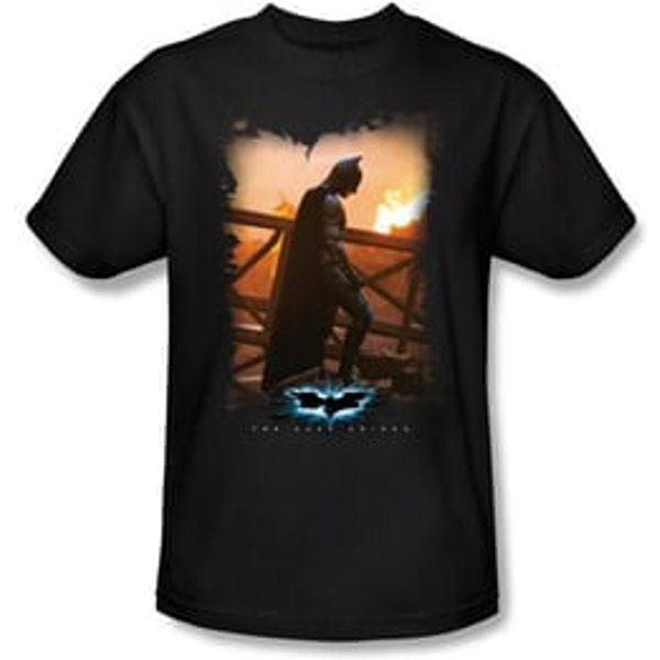 Batman T-Shirt - From The Ashes Adult Black Tee