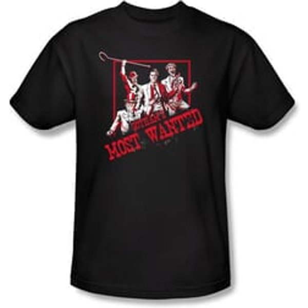 Batman T-Shirt - Gotham's Most Wanted Adult Black Tee