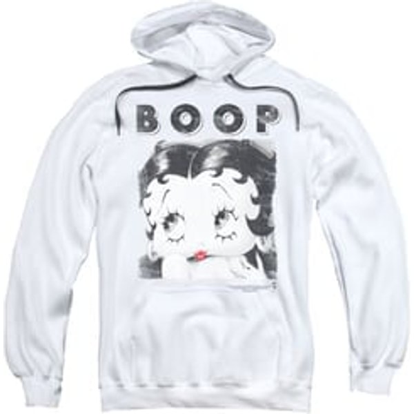 Betty Boop Hoodie Not Fade Away White Sweatshirt Hoody