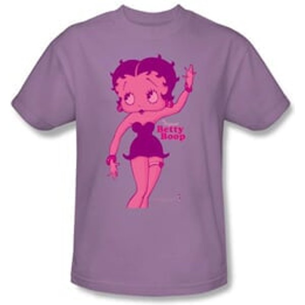 Betty Boop T-shirt Original Betty Adult Lilac Tee