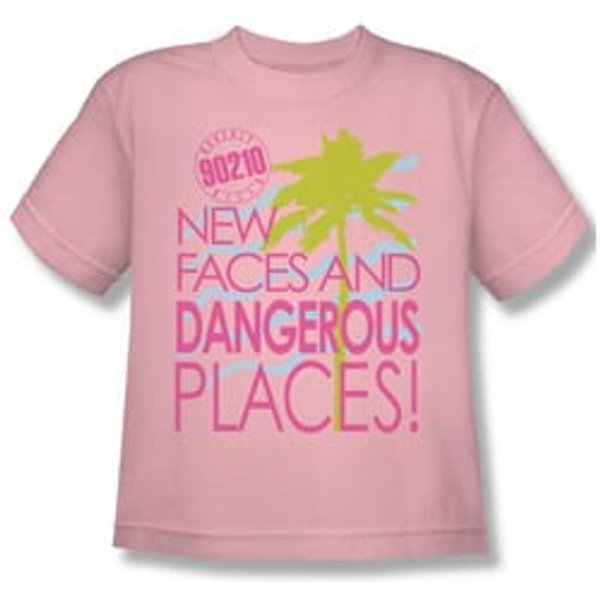 Beverly Hills 90210 Kids Shirt Tagline Pink Youth Tee T-Shirt