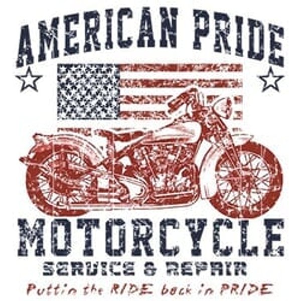 Biker T-shirt - American Pride