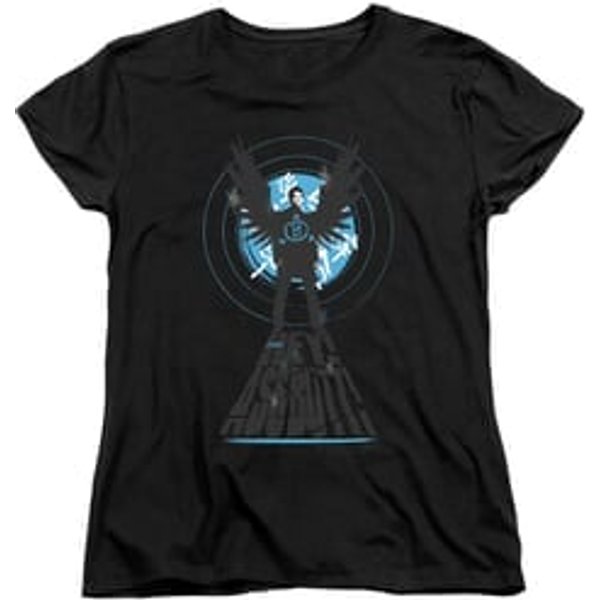 Womens Supernatural HEY ASS BUTT T-shirt - Black