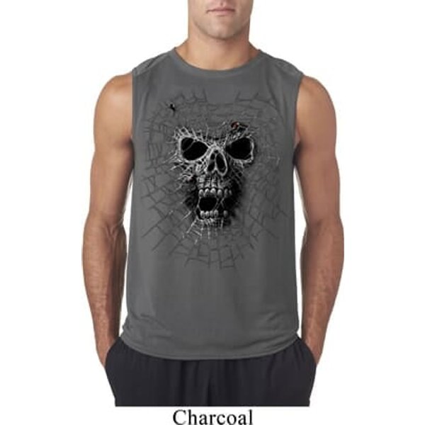 Black Widow Mens Sleeveless Shirt
