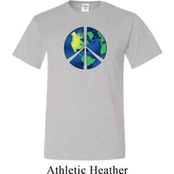 Blue Earth Peace Mens Tall Shirt