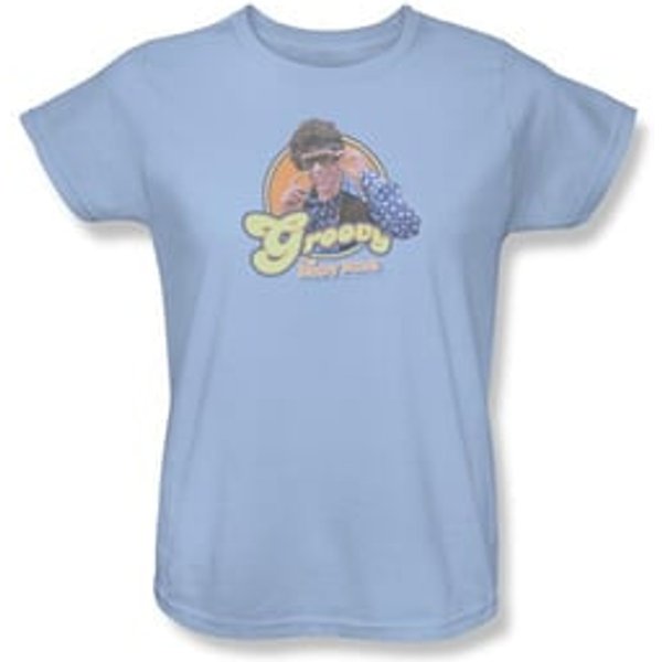 Brady Bunch Ladies T-shirt - Groovy Greg Light Blue Tee Shirt