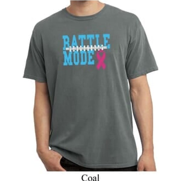 Breast Cancer Awareness Battle Mode Pigment Dyed Shirt