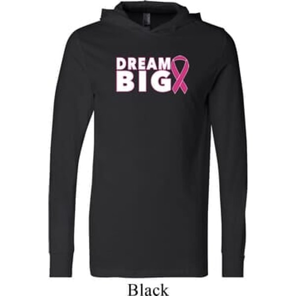 Breast Cancer Awareness Dream Big Lightweight Hoodie Tee