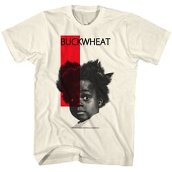 Buckwheat Shirt Little Rascals Red Stripe Buc Adult Natural T-Shirt