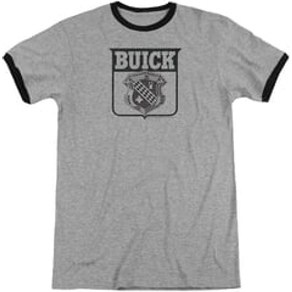 Buick 1946 Emblem Athletic Heather Ringer Shirt