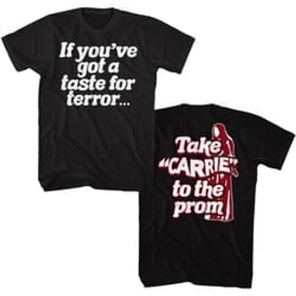Carrie Movie TAKE CARRIE Adult T-shirt - Front & Back Print