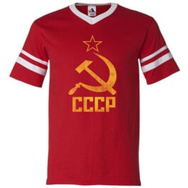 Cccp Shirt - Jersey Mens Soccer Tee