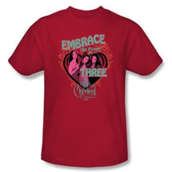 Charmed Kids Shirt Embrace The Power Youth Red T-shirt