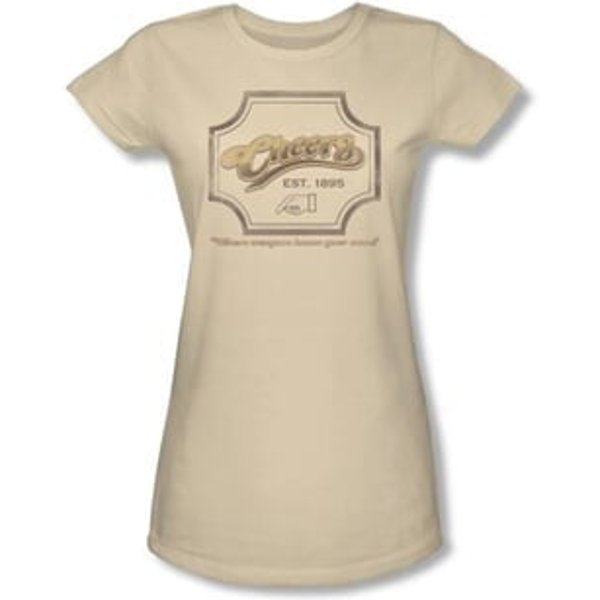 Cheers Juniors Shirt Sign Cream T-Shirt