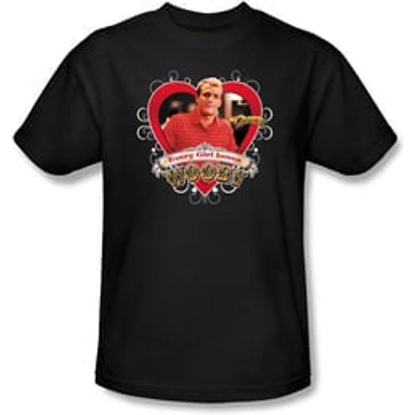 Cheers Woody Adult T-shirt - Black