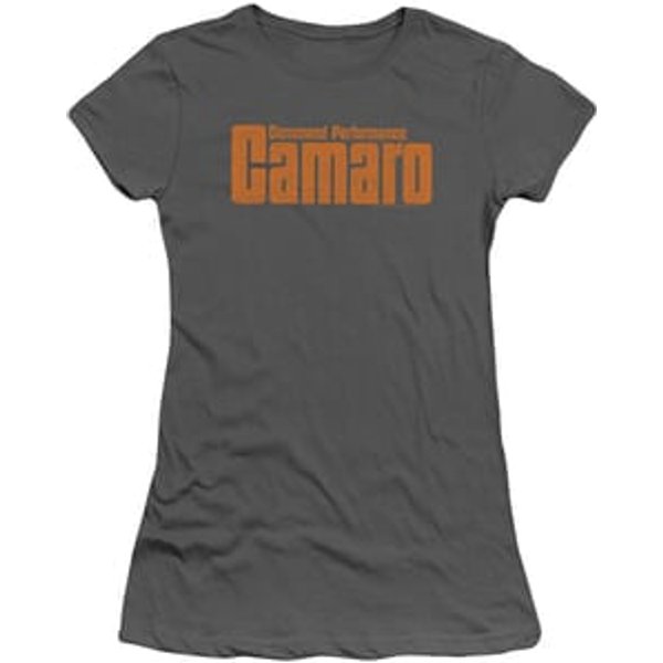Chevy Juniors Shirt Camaro Command Performance Charcoal T-Shirt