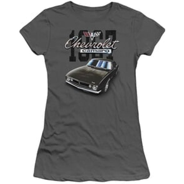 Chevy Juniors Shirt Chevrolet Classic Camaro Charcoal T-Shirt