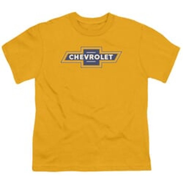 Chevy Kids Shirt Vintage Bow Tie Gold T-Shirt
