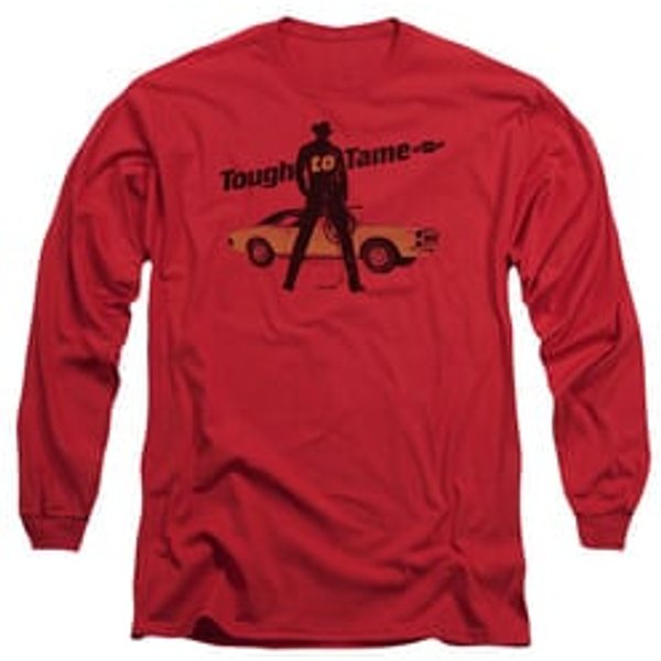 Chevy Long Sleeve Shirt Tough To Tame Red Tee T-Shirt