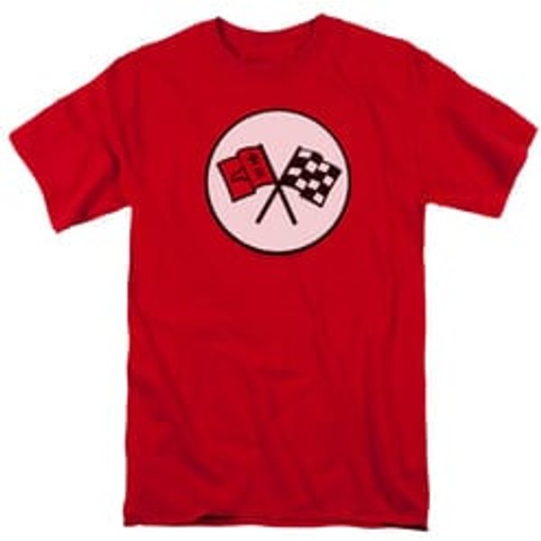 Chevy Shirt Chevrolet 2nd Gen Vette Logo Red T-Shirt