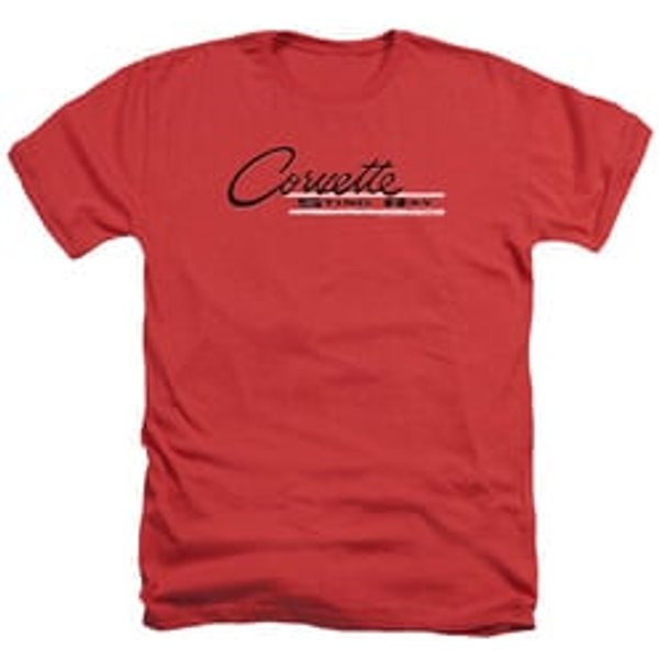 Chevy Shirt Retro Stingray Heather Red T-Shirt