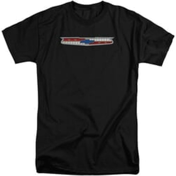 Chevy Slim Fit Shirt Chevrolet 56 Bel Air Emblem Black T-Shirt