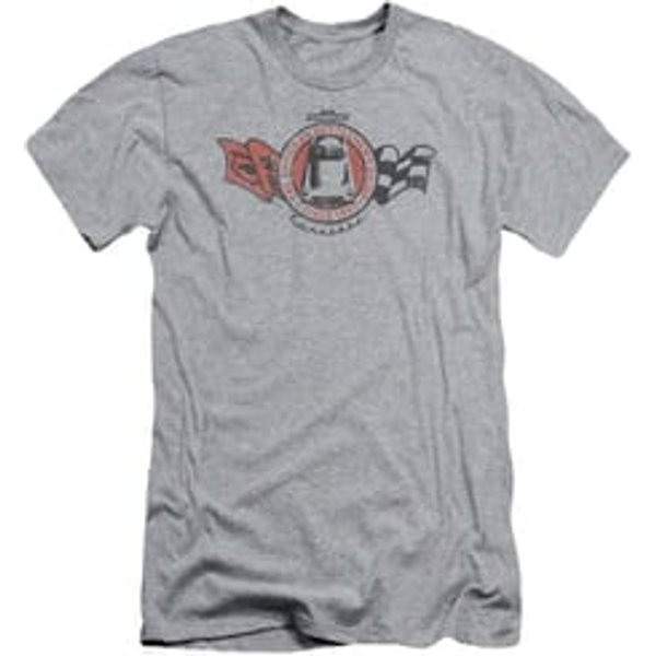 Chevy Slim Fit Shirt Gentlemen's Racer Sports Grey T-Shirt