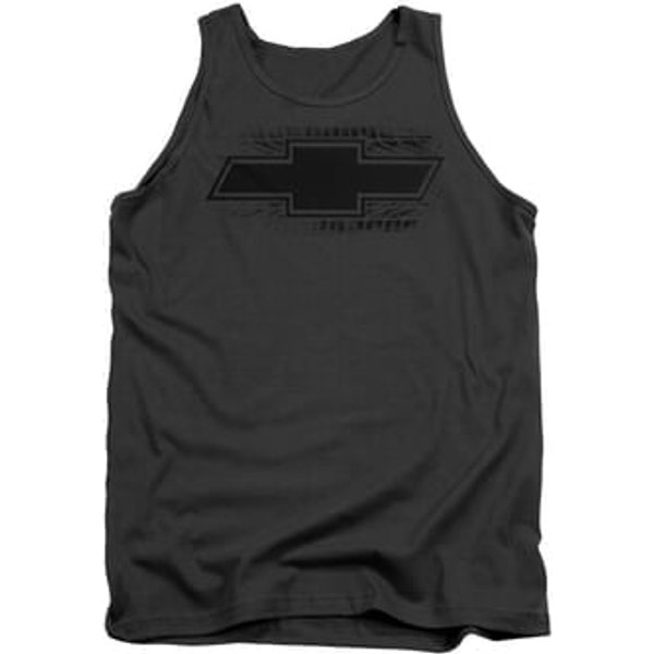 Chevy Tank Top Chevrolet Bowtie Tire Tread Charcoal Tanktop