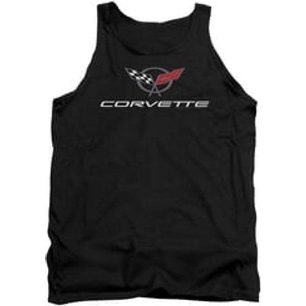 Chevy Tank Top Corvette Emblem Black Tanktop