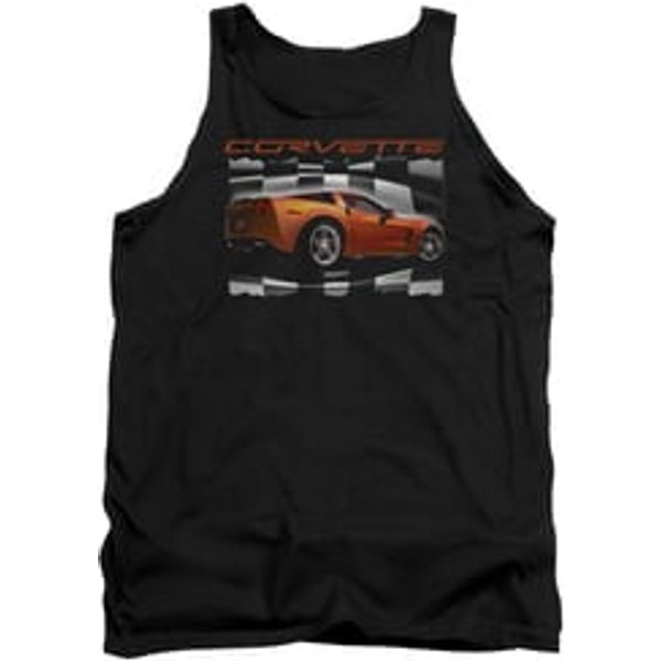 Chevy Tank Top ZO6 checkered Black Tanktop