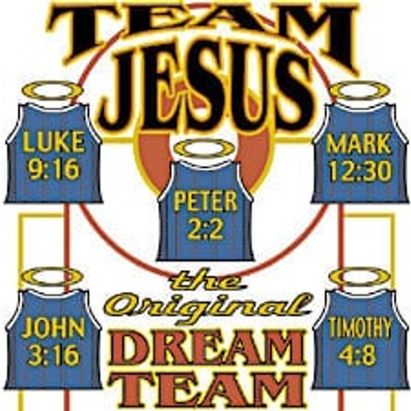 Christian T-shirt - Team Jesus Adult Tee Shirt