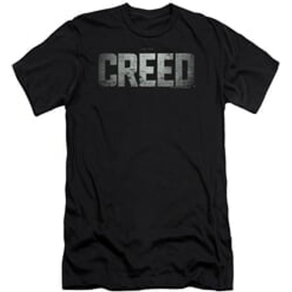 Creed Slim Fit Shirt Logo Black T-Shirt