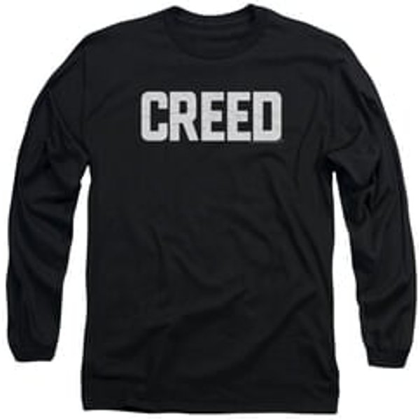 Creed Sweatshirt Cracked Logo Poster Adult Black Sweat Shirt