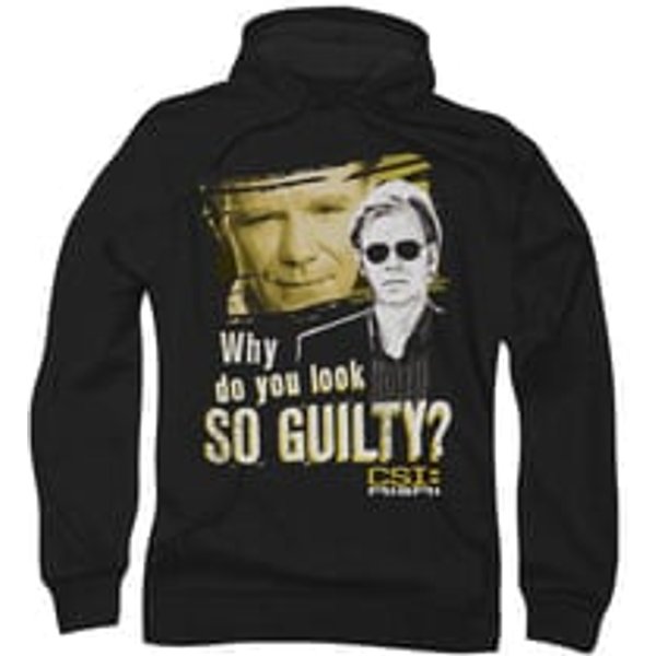 CSI Miami Guilty Hoodie Sweatshirt Black Adult Hoody Sweat Shirt