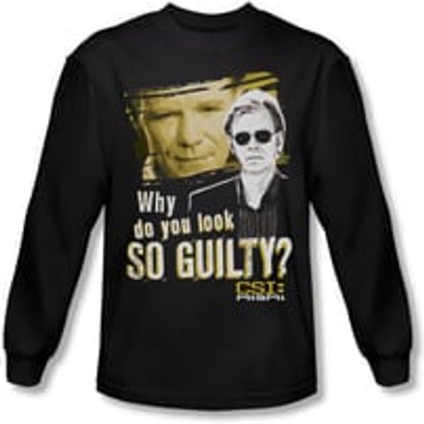 CSI Miami Guilty Shirt Long Sleeve Tee T-Shirt