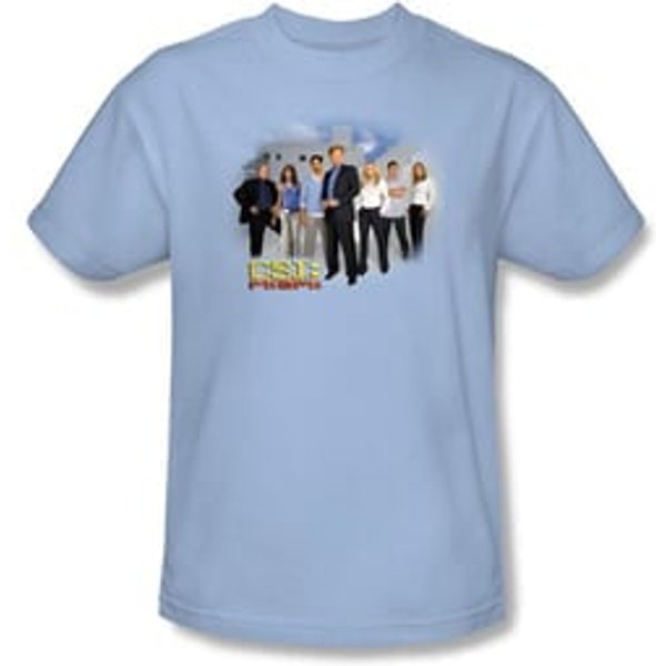 CSI: Miami Kids Shirt Miami Cast Youth Light Blue T-Shirt