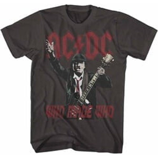 Mens AC/DC Who Made Who T-shirt - Charcoal Grey
